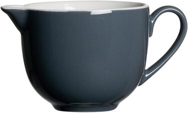 Ritzenhoff & Breker Milk & Sugar Set Doppio, Anthracite, Milk Jug/Pourer 170 ml, Sugar Bowl ø 9 cm, made of porcelain, dishwasher safe