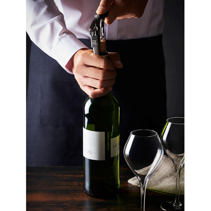 Peugeot corkscrew with bottle opener and cap cutter, Clavelin, stainless steel/ABS, 14 cm, 200428