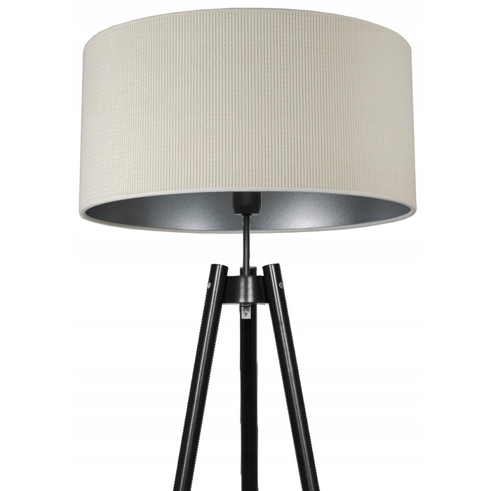 Підлоговий торшер Glimex LOFT E27 60 Вт, бежевий, коричневий, чорний