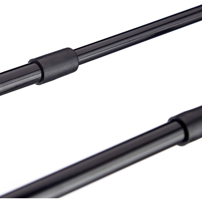 Сушарка для білизни Relaxdays, розкладна, висувна, 11 стійок, 6 рівнів, чорна, металева