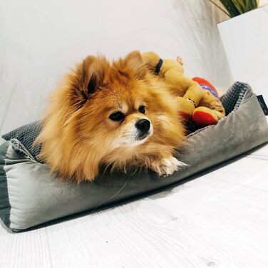 Клітка-лежанка для котів та собак 60x40 см, Graphit (4L Textil Teo)