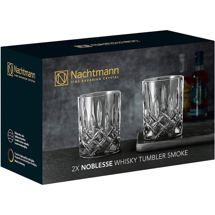 Набір склянок для віскі Nachtmann Noblesse, 2 шт., 295 мл, кришталь, 104243