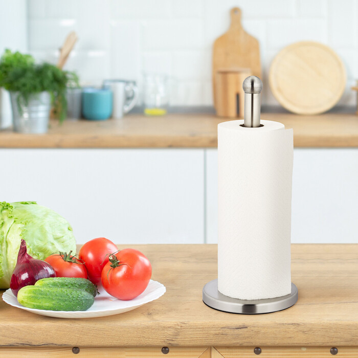 Relaxdays Standing Kitchen Roll Holder