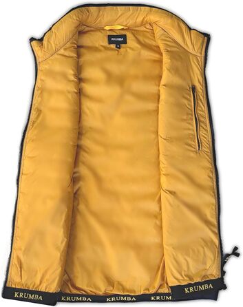 Чоловіча степкова жилетка Krumba для зими: тепла жилетка з утеплювачем для прогулянок, вихідних та активного відпочинку (XXL, Колір: Колір не вказано)