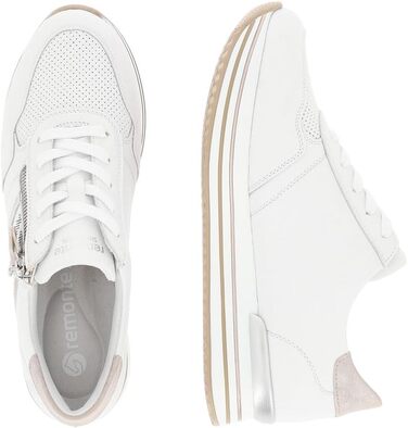 Жіночі кросівки Remonte D1318 - білі, напівчеревики, зручна устілка, 40 EU