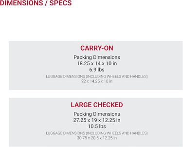 Чемодан SwissGear 7366 з жорстким корпусом та розширюваною конструкцією, з колесами (2 шт., 19/27 дюймів, чорний)