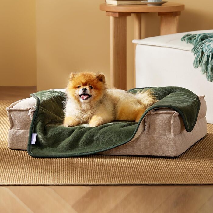 Водонепроникний плед для собак великих порід Lesure, 100x120 см, Outdoor, з Sherpa Fleece, для дому та на вулицю, можна прати, також підходить для котів