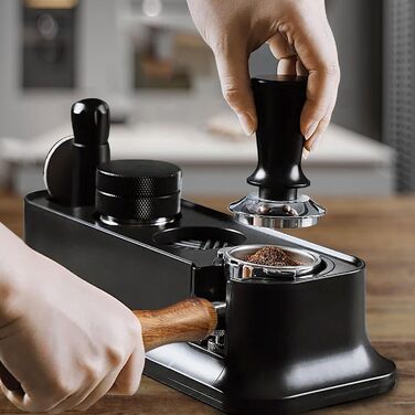 Портфільтр 54мм без дна TUAKIMCE для кавомашин Sage/Breville Barista 870/878/880, з багаторазовим фільтром, дерев'яна ручка, аксесуар для еспресо