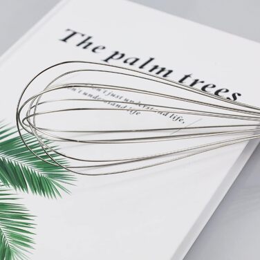 Набір з 4 штук міксерів для кухні LAMXD - нержавіюча сталь, професійні ручні вінчики, для вимішування тіста, яєць, збивання - 21/26/29 см, сріблястий