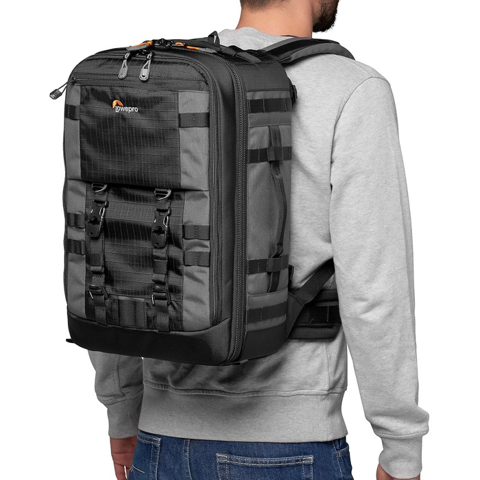 Lowepro Pro Trekker BP 350 AW II: Рюкзак для фотообладнання з відділенням для ноутбука, чорно-сірий, LP37268-GRL