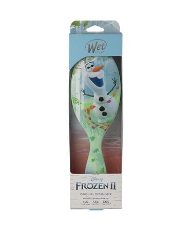 Щітка для волосся WetBrush Original Detangler з технологією Intelliflex Disney Frozen Olaf, зелена