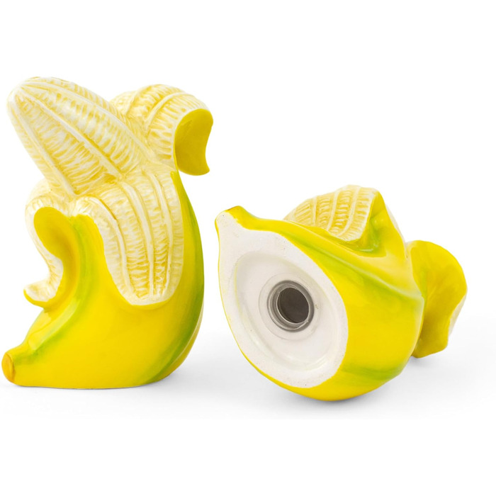 Banana Romance Salt & Pepper Shakers, Salt and Pepper Shaker Set in Banana Shape, 2 Pieces
