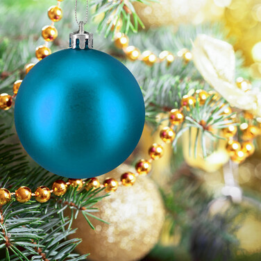 Relaxdays Set of 100 Christmas Baubles