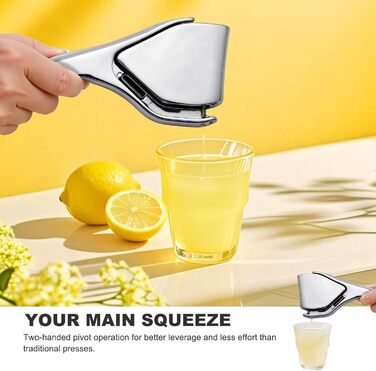 Прес для часнику та імбиру з нержавіючої сталі, велика чаша, стійкий до миття в посудомийній машині, 5 років гарантії