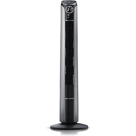 Вентилятор підлоговий Brandson Titan 108cm з пультом керування, нахил 10°, 4 режими, 3 швидкості, сталевий колір