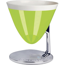 Кухонні ваги Bugatti Uma з таймером та електронним дисплеєм, 3 кг, зелений колір