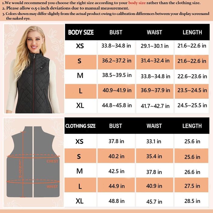 Обогріваючий жилет, жилетка з підігрівом, 12000Ah Powerbank, жилетка з 5 зонами обігріву (M, білий)