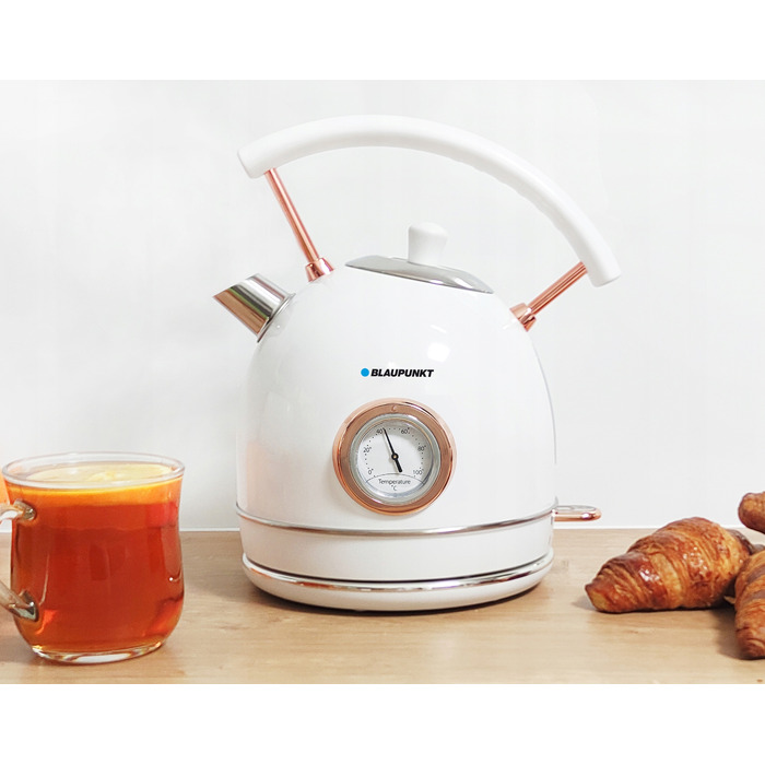 Електричний чайник Blaupunkt EKS802WH, 3000 Вт, 1,8 л, білий