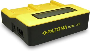 Зарядний пристрій PATONA LCD Dual для акумуляторів Sony NP-FM50, NP-FM500H, NP-F550, NP-F570, NP-F750, NP-F960, NP-F970, NP-F990, NP-QM51, NP-QM71, NP-QM91
