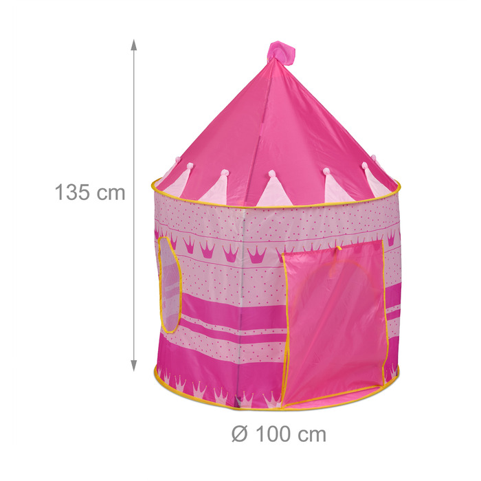 Relaxdays Princess Play Tent