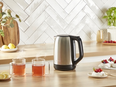 Електричний чайник Tefal KO5S0DE0, 2400 Вт, 1,7 л, сріблястий/сірий