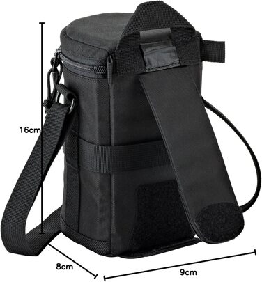 Чохол для об'єктива Lowepro LP36980, чорний (9 x 16 см, 1 шт., чорний)