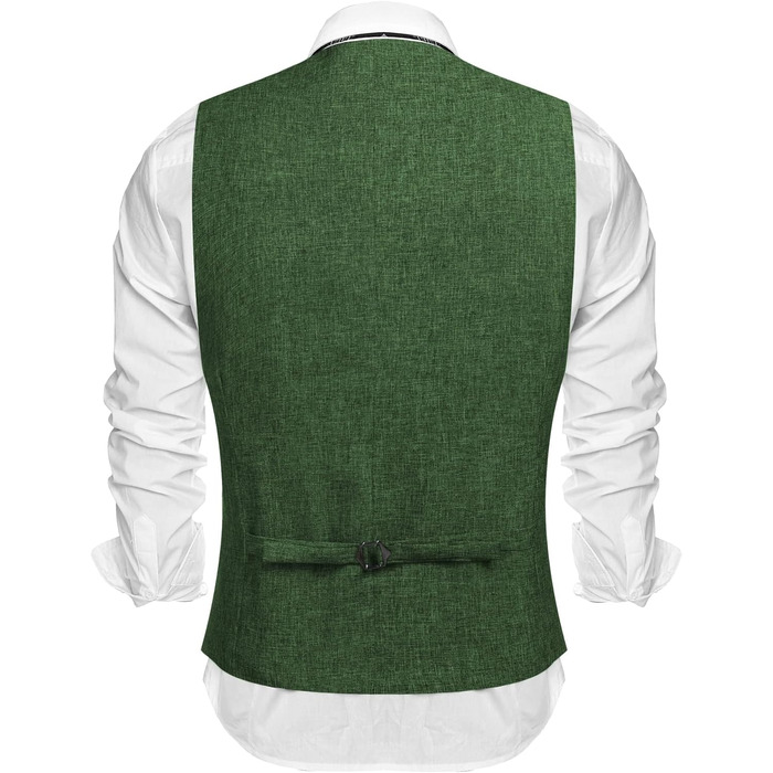 Жилет чоловічий COOFANDY Casual Business Slim Fit, зелений (3XL)