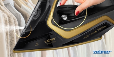Парова праска Zelmer ZIR2620, 2600 Вт, керамічна підошва, 280 мл