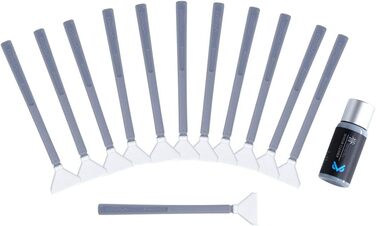 Набір для чищення сенсора камери VSGO (12 шт.) з розчином 10 мл, сухими стікерами для CCD/CMOS, для Nikon, Sony, 24 мм