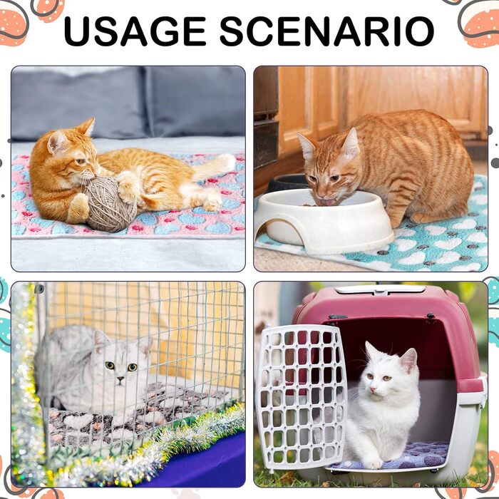 М'яка ковдра для морських свинок Namalu: водонепроникна, миюча, 30x30 см