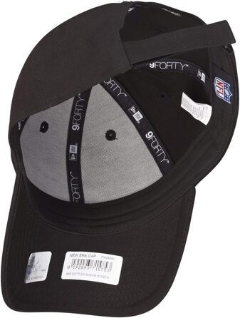 Кепка бейсболка New Era 9Forty NFL Minnesota Vikings чорна з регульованим розміром