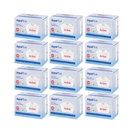 Смінні фільтрувальні картриджі для глека Aquaphor AquaPlus Active, 12 шт.