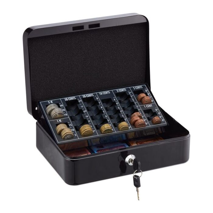 Cash Box з дошкою для підрахунку євромонет