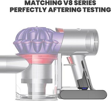 Акумулятор V8 6000mAh Powtree для пилососа Dyson SV10 (2 фільтри + викрутка + 3 шурупи + щітка)