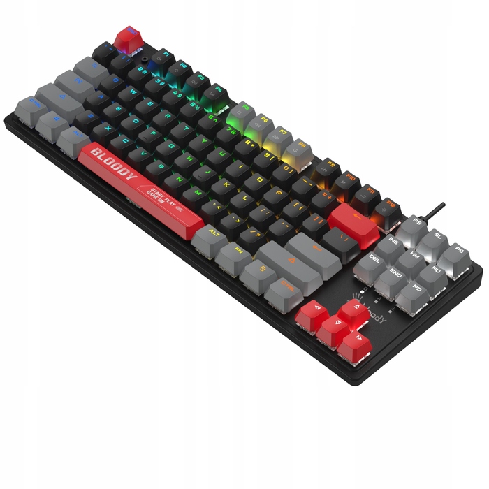 Ігрова механічна клавіатура Bloody S310N TKL RGB Red 1ms
