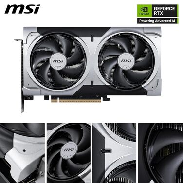 Відеокарта MSI GeForce RTX 5060 Ti Ventus 2X OC Plus 16GB GDDR7, PCIe 5.0