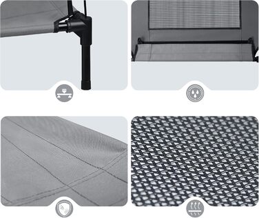 Ліжко для собак з балдахіном, лежанка для тварин Outdoor 2 в 1, софа для собак, піднята лежанка для котів та собак великих та маленьких порід, 122x92x102 см