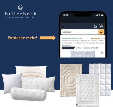 Billerbeck ковдра Wash-Star UNO всесезонна 135x200 см – синтетична ковдра MAGICfill®, порожниста фібра, 100% поліестер, з Eco Wash-Egg, середня щільність