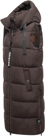 Жіноча степкова жилетка Navahoo з капюшоном, утеплена, з кишенями, для активного відпочинку (XXL, Choco)