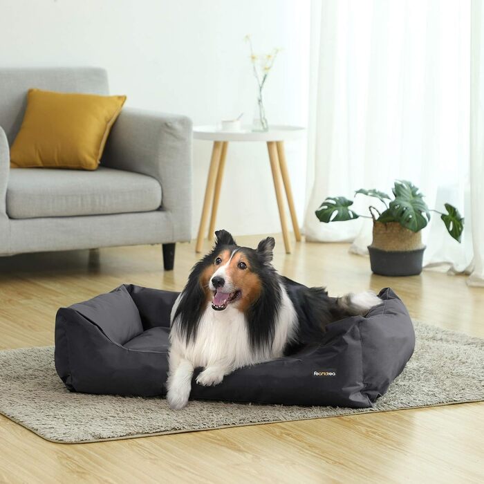 Feandrea Luxus Dog Bed, XL, Dog Cushion, made of Oxford fabric, with a non-slip bottom, 100 x 70 cm PGW28H