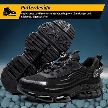 Черевики робочі чоловічі S3 Explorer 3.0. Спортивні, легкі, трендові. Антипрокольні, антиударні. Унісекс (47 EU, B266, чорний)