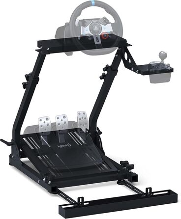 Стійка для керма GT Omega V1 для Logitech G29/G923/G920, Thrustmaster T500, Fanatec Clubsport - регульована, сумісна з PS4/Xbox/PC