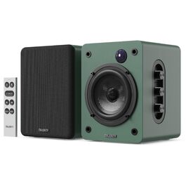 Активні колонки Majority D50X | 60W, Bluetooth 5.3, HDMI ARC, AUX | Hi-Fi стерео система для ПК та дому | Студійний монітор з вуфером з вуглецевого волокна (Зелений)