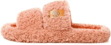 Домашні тапочки Dokela для жінок з меморі-піною, м'які, з штучним хутром, відкриті, легкі, з антиковзким покриттям, для дому, теплі, зручні, відкриті, рожеві (37/38 EU)
