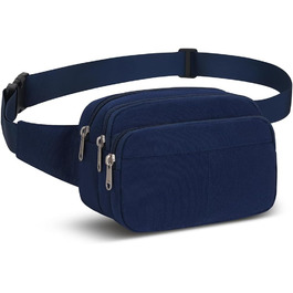 Поясна сумка на пояс для чоловіків та жінок. Спортивна сумка-слінг для подорожей, прогулянок з собакою та активного відпочинку (Блакитна)