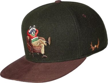 Кепки Snapback Cadency® для чоловіків та жінок, унікальні, з індивідуальним дизайном, бейсболки з прямим козирком, унісекс, регульовані, теплі зимові - темно-зелені