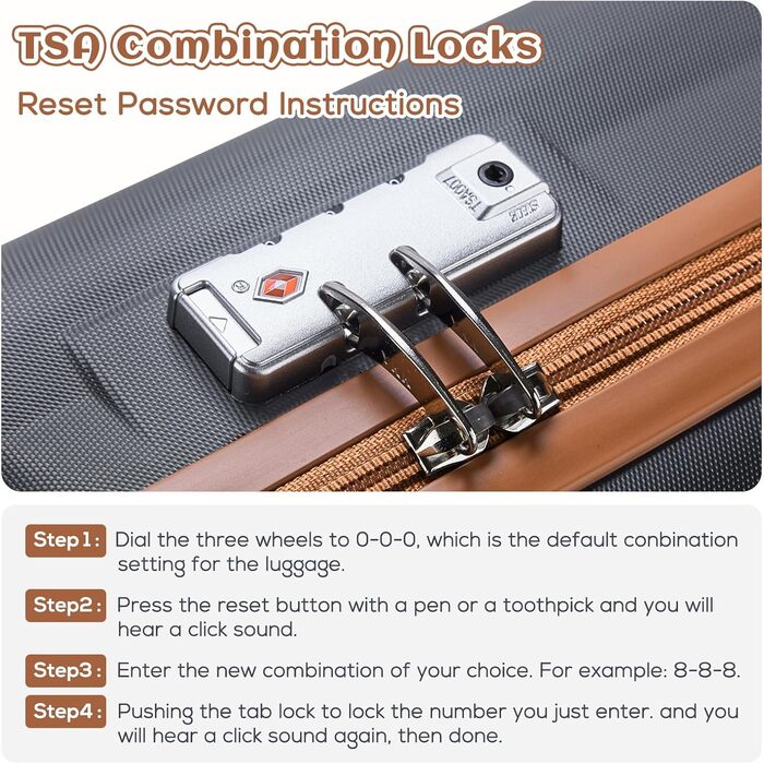 Набір валіз Joyway з ABS-пластику (сірий, ручна поклажа) з TSA-замком, 4 колеса, з сумкою та культурою