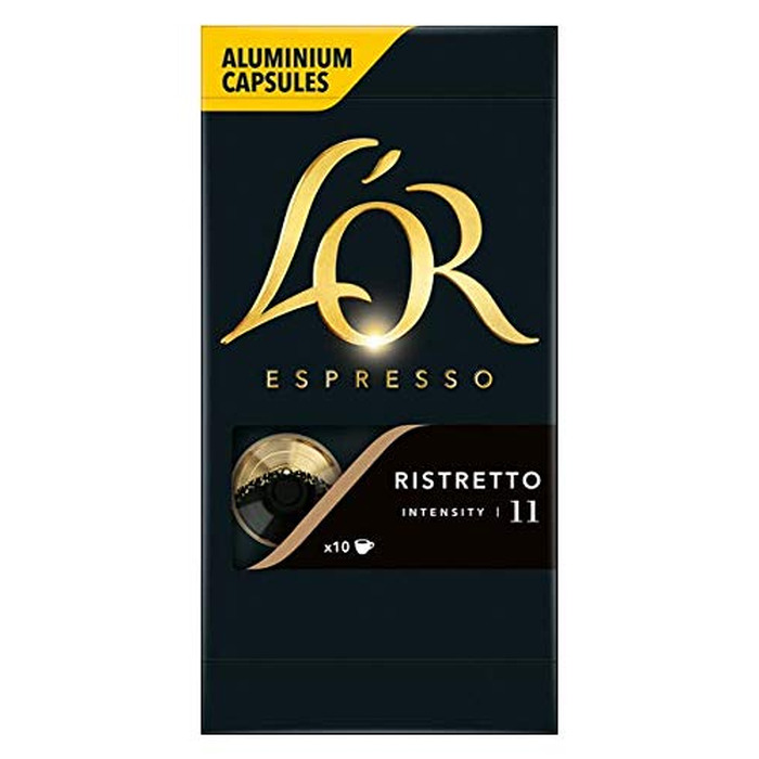 Кавові капсули L'OR для Nespresso, набір-асорті (Probierbox), 100 капсул (10 паків по 10 шт)