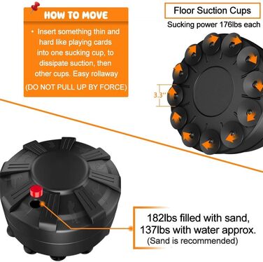 Стенд для боксерського мішка YOLEO, 175 см, чорний - мішок для ударів, тренажер для боксу