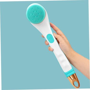 Electric Body Scrub Brush - Rechargeable Silicone Exfoliating Shower Brush for Back & Body Massage